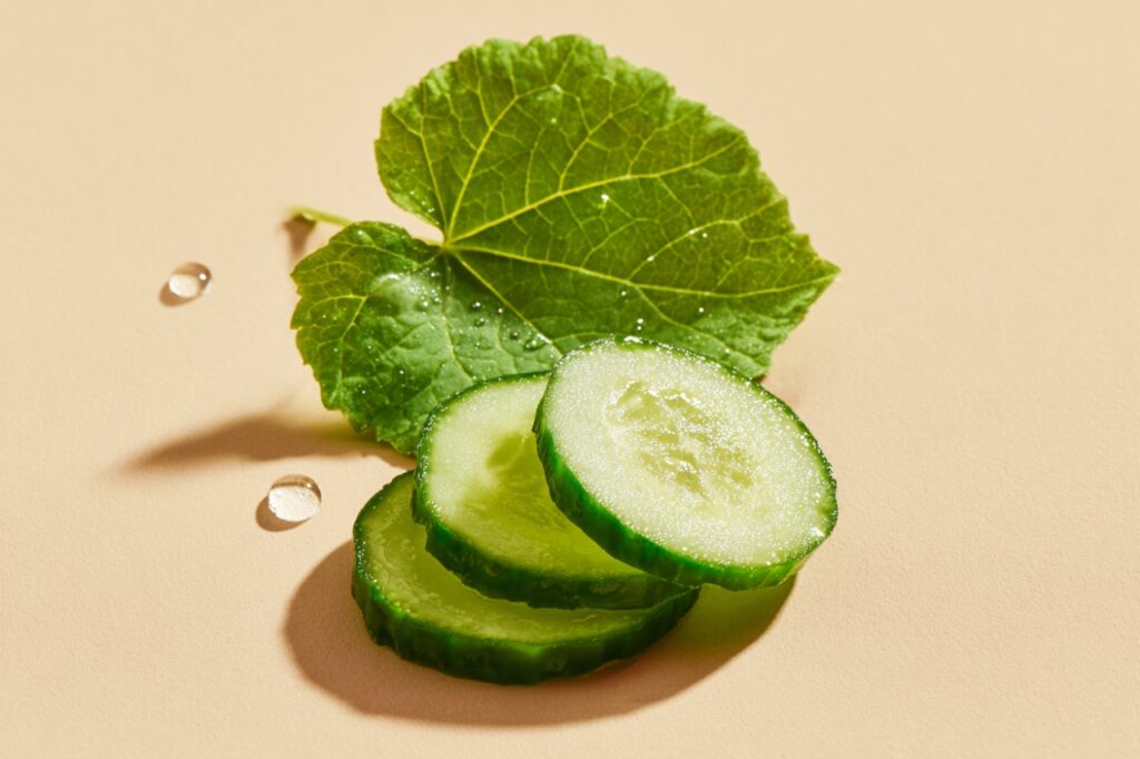 Cucumber slices